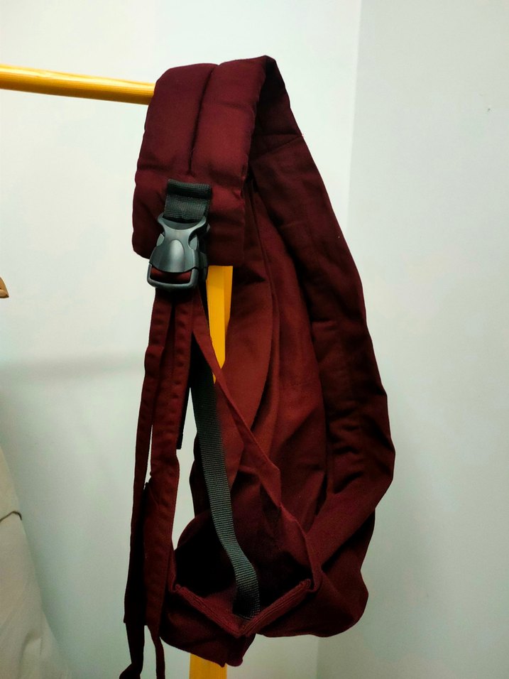 Bordo Bebek Kanguru Sling - Görsel 2