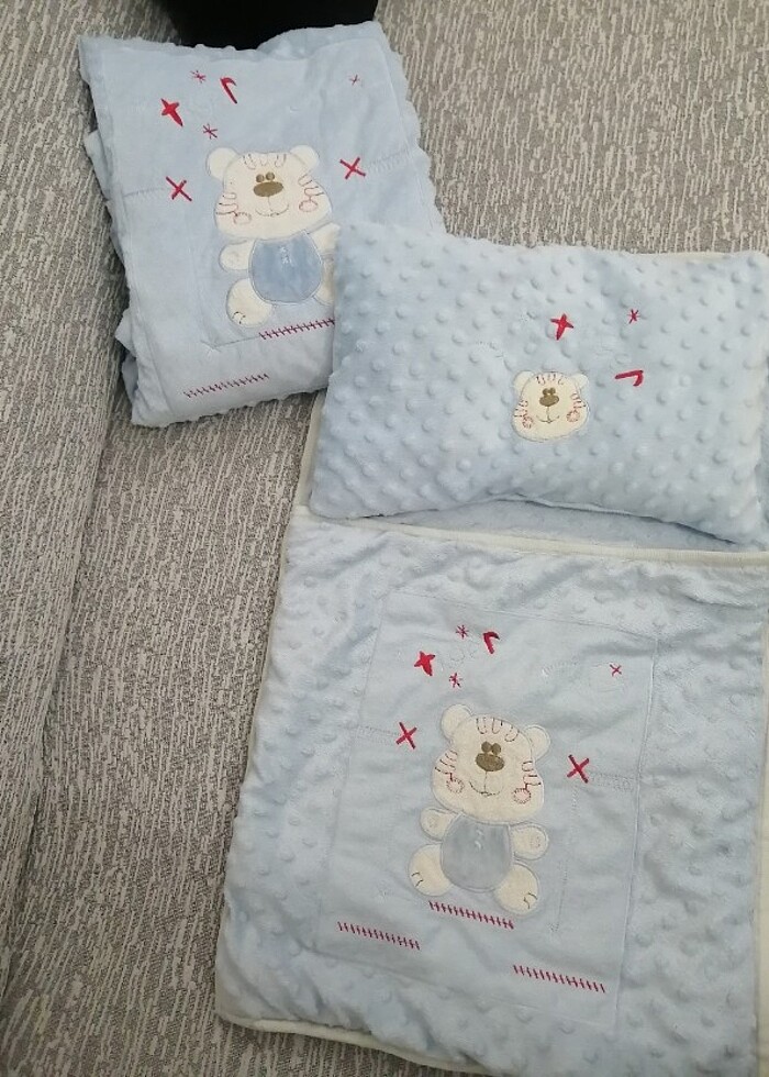 Bebek alt açma battaniye yastık - Görsel 2