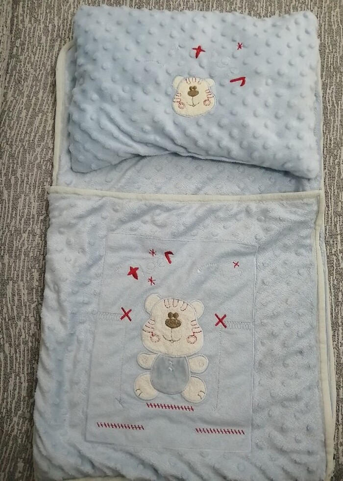 Bebek alt açma battaniye yastık - Görsel 3