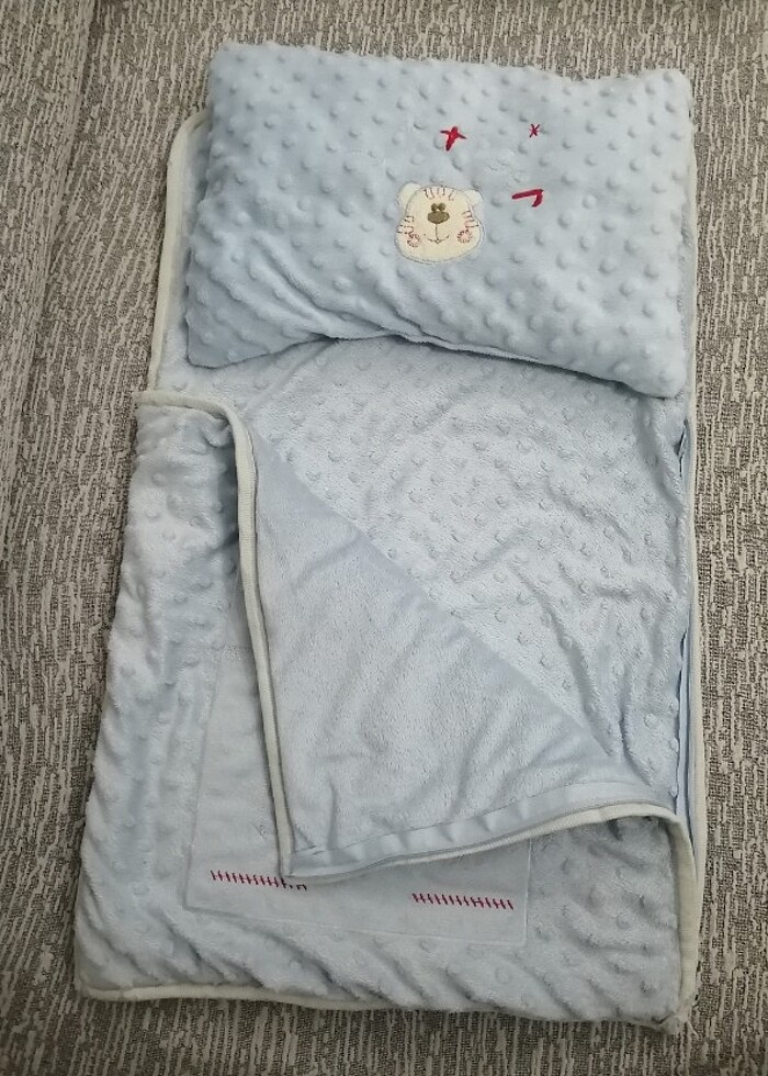 Bebek alt açma battaniye yastık - Görsel 4