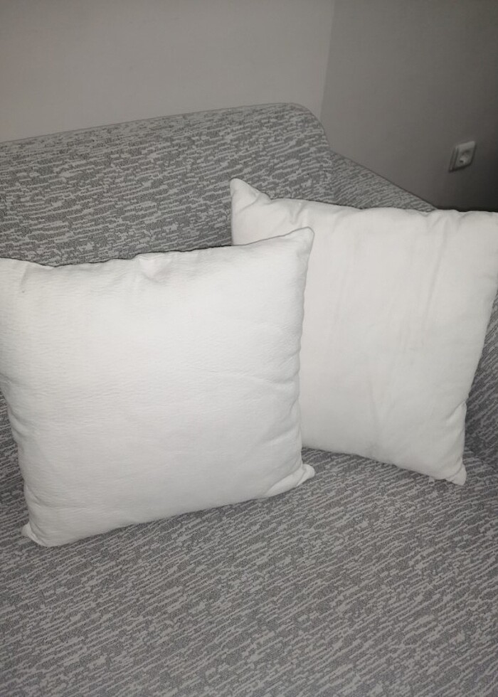 2 beyaz 2 desenli kırlent - Görsel 3