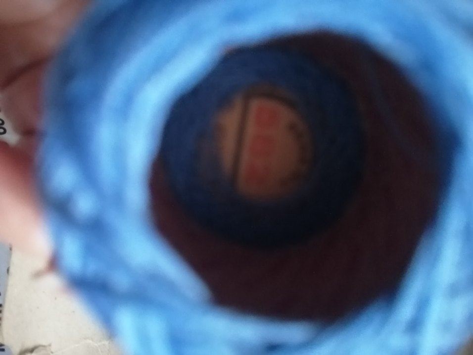 Ören bayan Mavi Nakış İpliği 6 adet açık mavi 1 adet koyu 5gr - Görsel 3