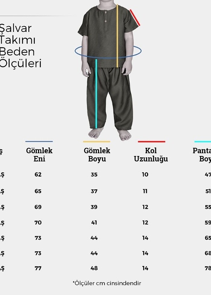 Çocuk Şalvar Takım  - Görsel 4
