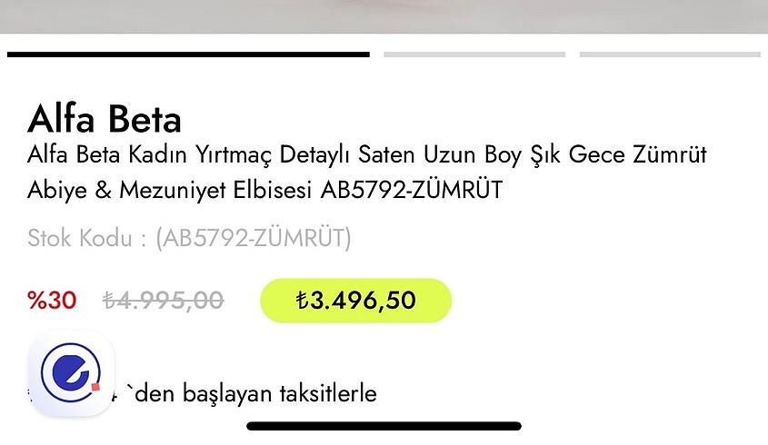 38 Beden Saten Abiye Elbise