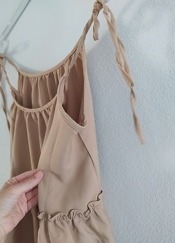 m Beden camel Renk Bluz elbise tunik