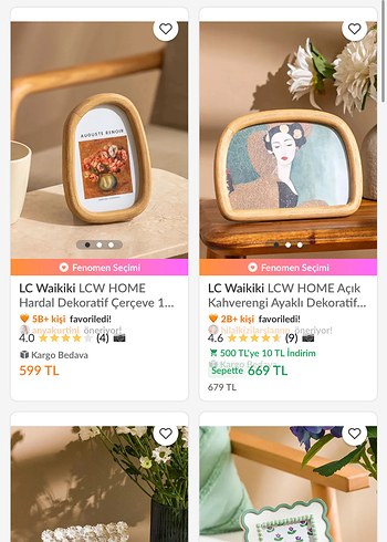 Lc Waikiki Home Kahverengi Vintage Fotoğraf Çerçevesi