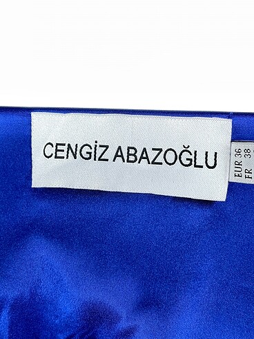 36 Beden lacivert Renk Cengiz Abazoglu Uzun Abiye %70 İndirimli.