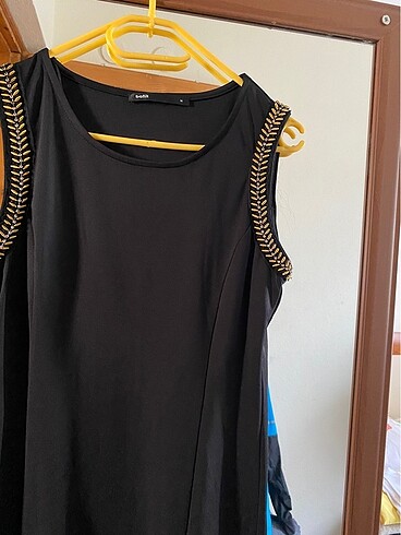 m Beden siyah Renk Elbise batik