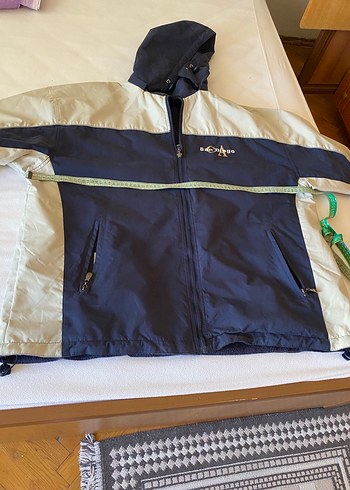 2xl Beden Kapüşonlu Fermuarlı iki taraflı Mont