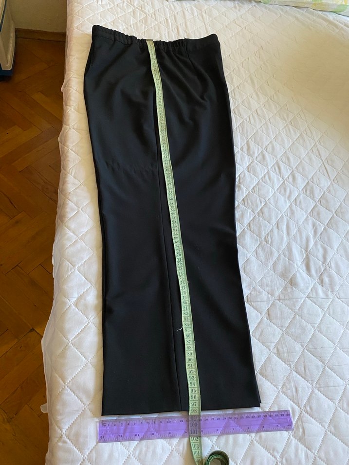 Siyah Kadın Kumaş Pantolon - Görsel 2