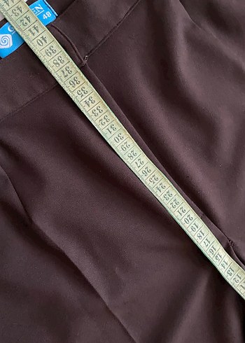 Kadın Kahverengi Kumaş Pantolon - Görsel 3