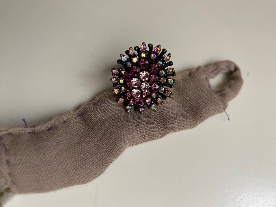 Nakışlı Boncuklu Bohem Kolye- yüzük - Görsel 3