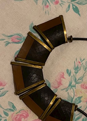 Bohem tarzı deri Kolye - Görsel 2