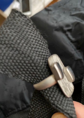 Gümüş renginde otantik yüzük - Görsel 2