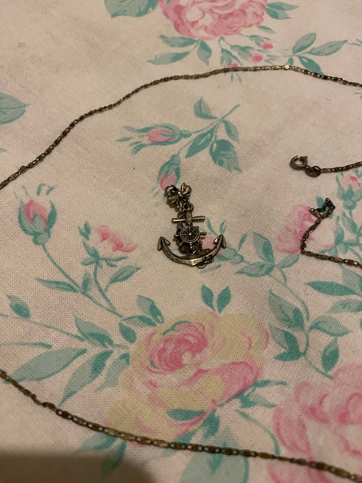 Zincir ve çıpa Kolye - Görsel 3