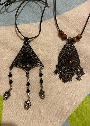 Bohem İşlemeli Boncuklu Kolyeler - Görsel 2