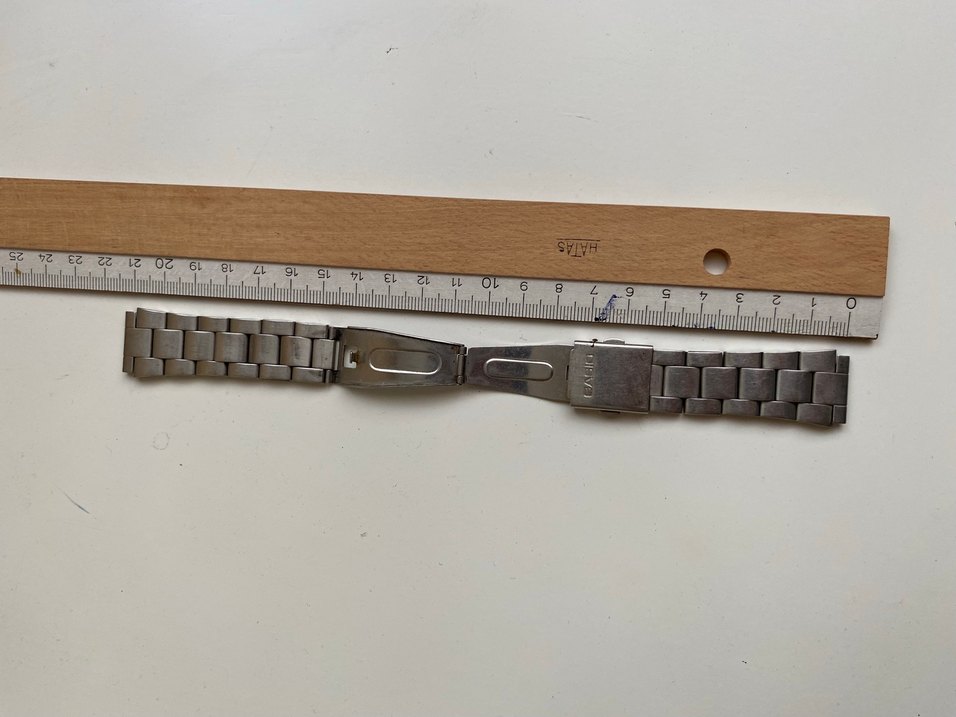 GümüşMetal Erkek Saat Kayışı casıo - Görsel 2