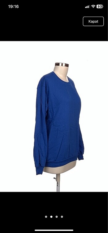 Diğer Mavi Sweatshirt