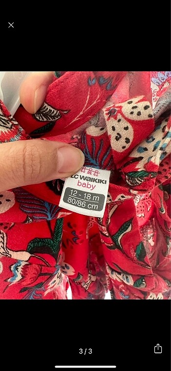 18-24 Ay Beden Çok şık elbise