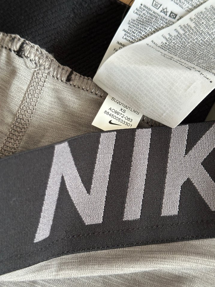 Nike Gri Yüksek Bel Spor Tayt — görsel 6/8