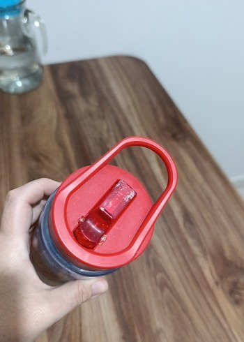 Çocuklar için mavi termos şişe - Görsel 4