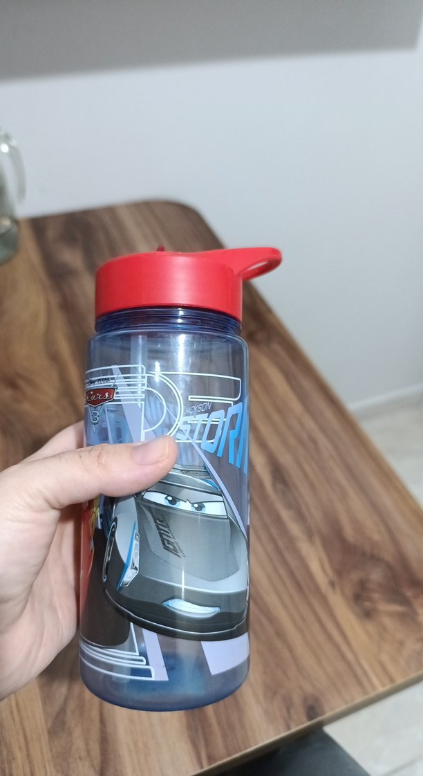 Çocuklar için mavi termos şişe - Görsel 2