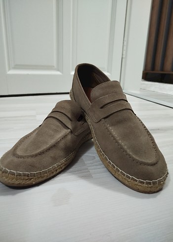 İNCİ marka 43 NUMARA Bej Süet Erkek Espadril Ayakkabı - Görsel 2