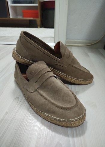 İNCİ marka 43 NUMARA Bej Süet Erkek Espadril Ayakkabı - Görsel 3