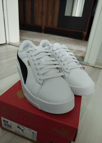 Puma Jada Classic Kadın Beyaz Sneaker Ayakkabı 38 NUMARA - Görsel 4