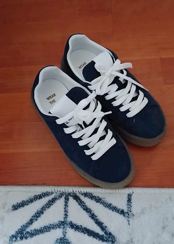 Vans Lacivert Suet Sneaker