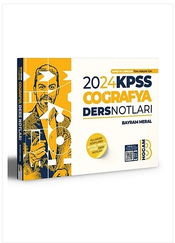 2024 KPSS coğrafya ders notları benim hocam yayınları 