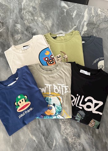 Zara 6 lı çocuk tişört