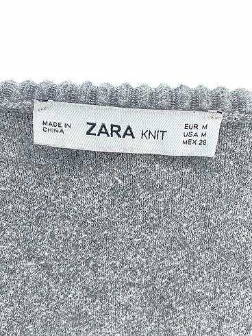 m Beden gri Renk Zara Hırka %70 İndirimli.