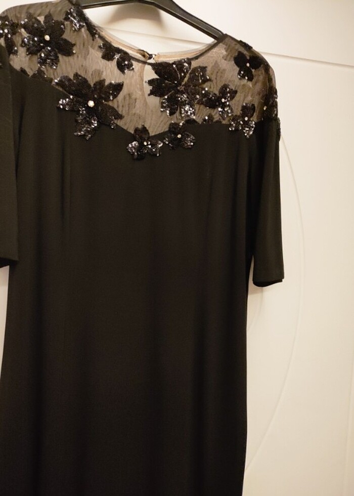 Abiye Elbise Siyah - Görsel 3