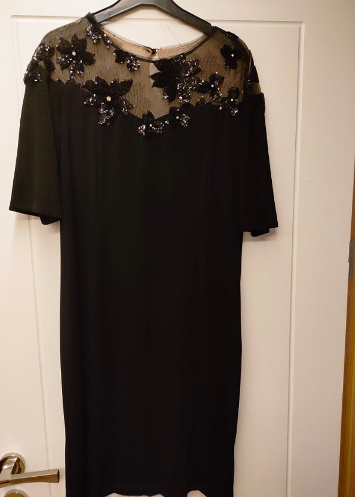 Abiye Elbise Siyah - Görsel 4