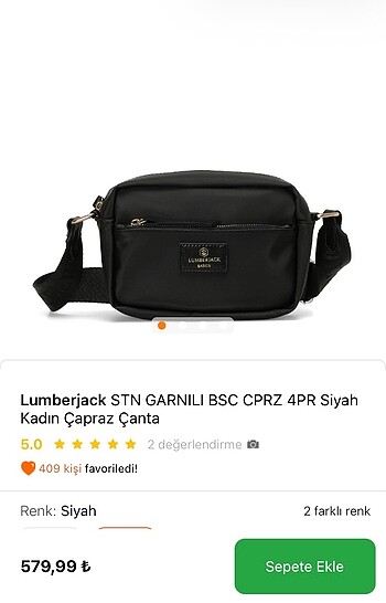Beden Lumberjack Çanta