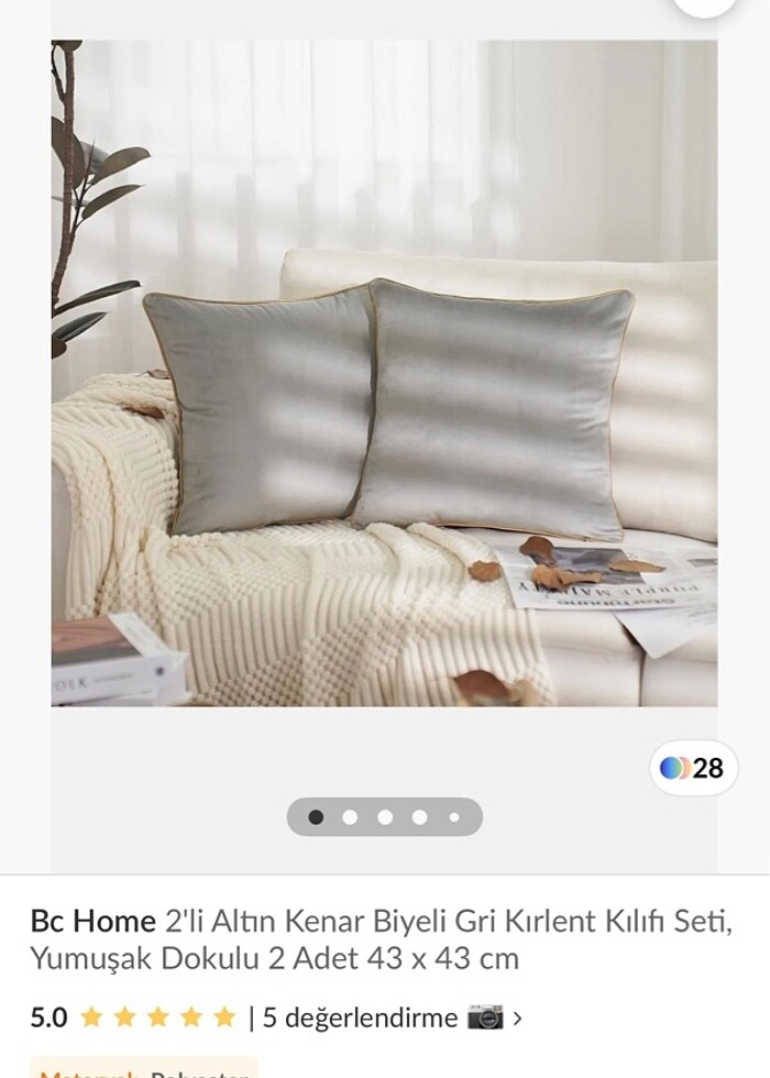 Kırlent kılıfı - Görsel 3