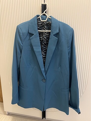 Mavi blazer ceket