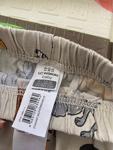 9-12 Ay Beden çeşitli Renk Çocuk pijama