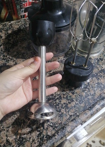 Sinbo Siyah Çok Fonksiyonlu Blender ve Doğrayıcı Seti