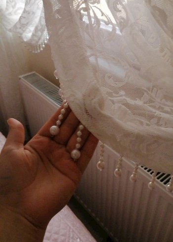 boncuklu kruvaze perde eni 3 boyu 250 - Görsel 4