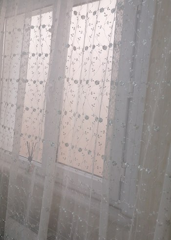 Beyaz Düz Tül Perde 2adet var adet fiyati - Görsel 4