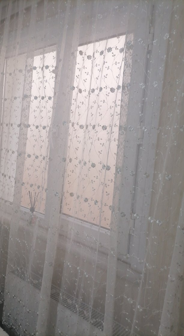 Beyaz Düz Tül Perde 2adet var adet fiyati - Görsel 4