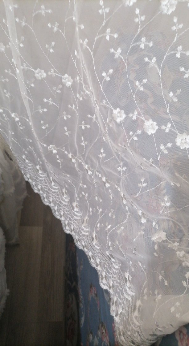 Beyaz Düz Tül Perde 2adet var adet fiyati - Görsel 3