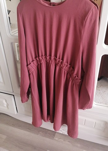 42 Beden bordo Renk gül kurusu pembe tunik pantolon takim42.44.46