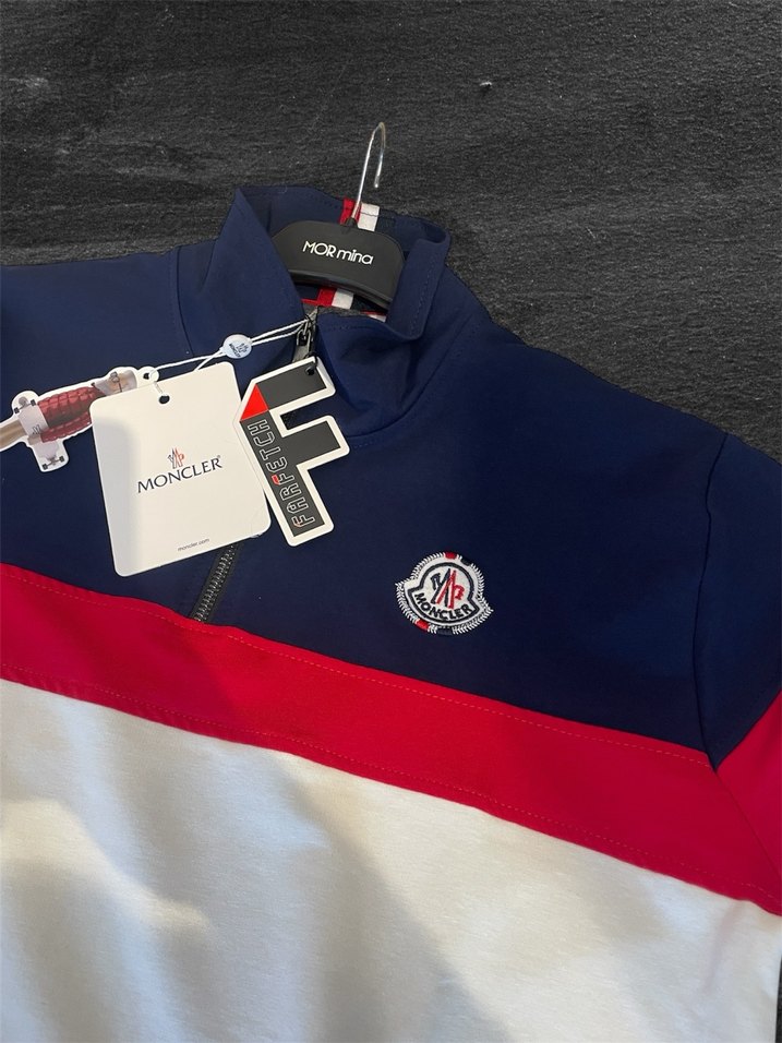 Renkli Baskılı Fermuarlı Erkek Sweatshirt - Görsel 2