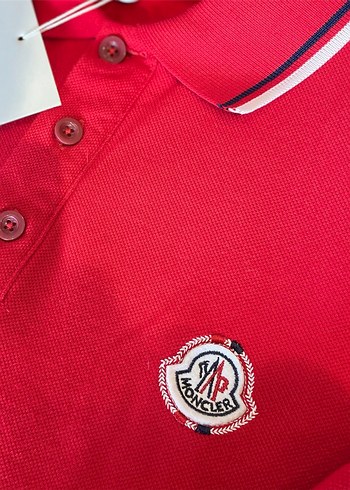 Kırmızı Uzun Kollu Polo Tişört - Görsel 3