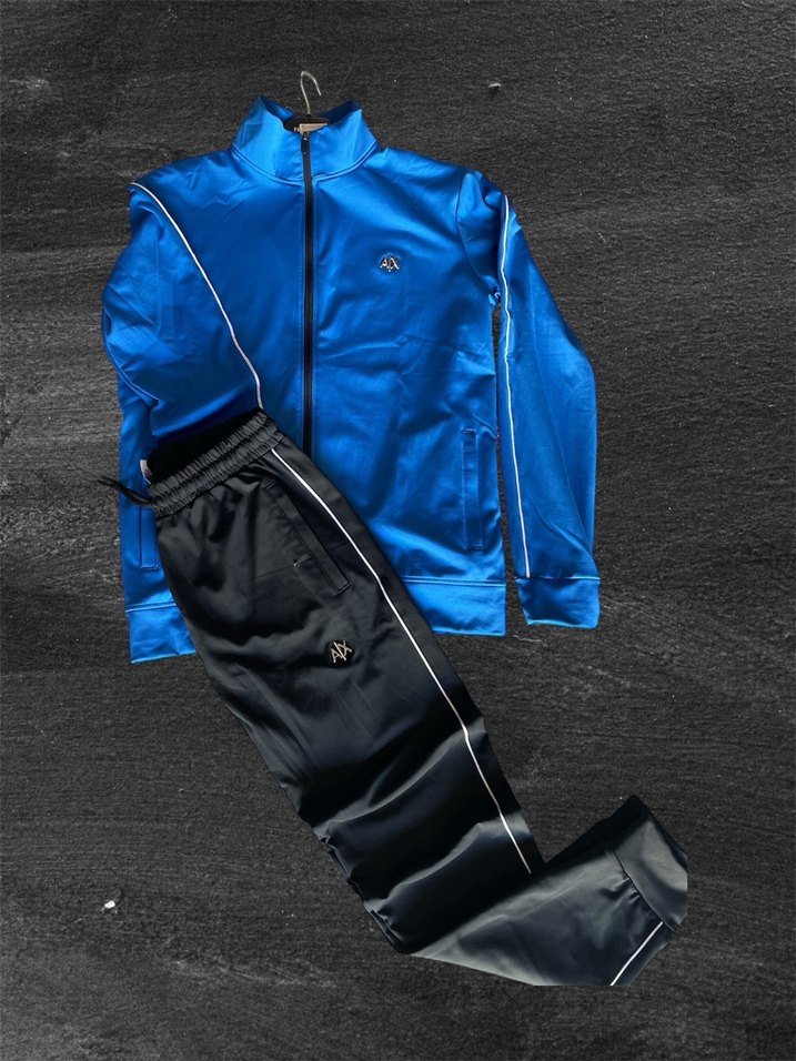 Kadın Mavi Fermuarlı Eşofman Takımı - Görsel 2