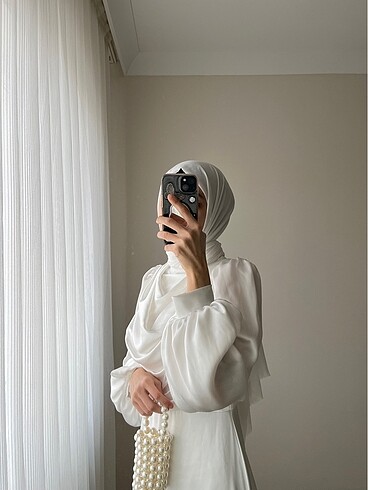 38 Beden Tesettür nikah elbisesi