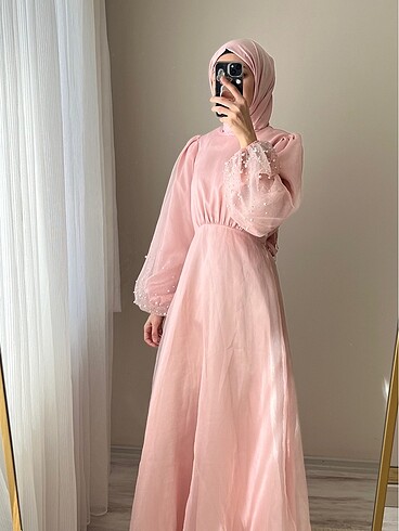 Manuka tesettür abiye - Görsel 5